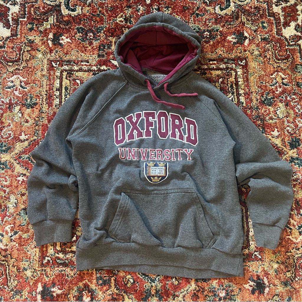Oxford University Gray Hoodie